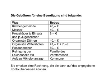 Beerdigungshinweise Wi und Dü_Teil 2 - Gebühren